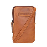 Porta Cellulare da uomo in Vera Pelle RFID HILB-15097-CUOIO Hill Burry