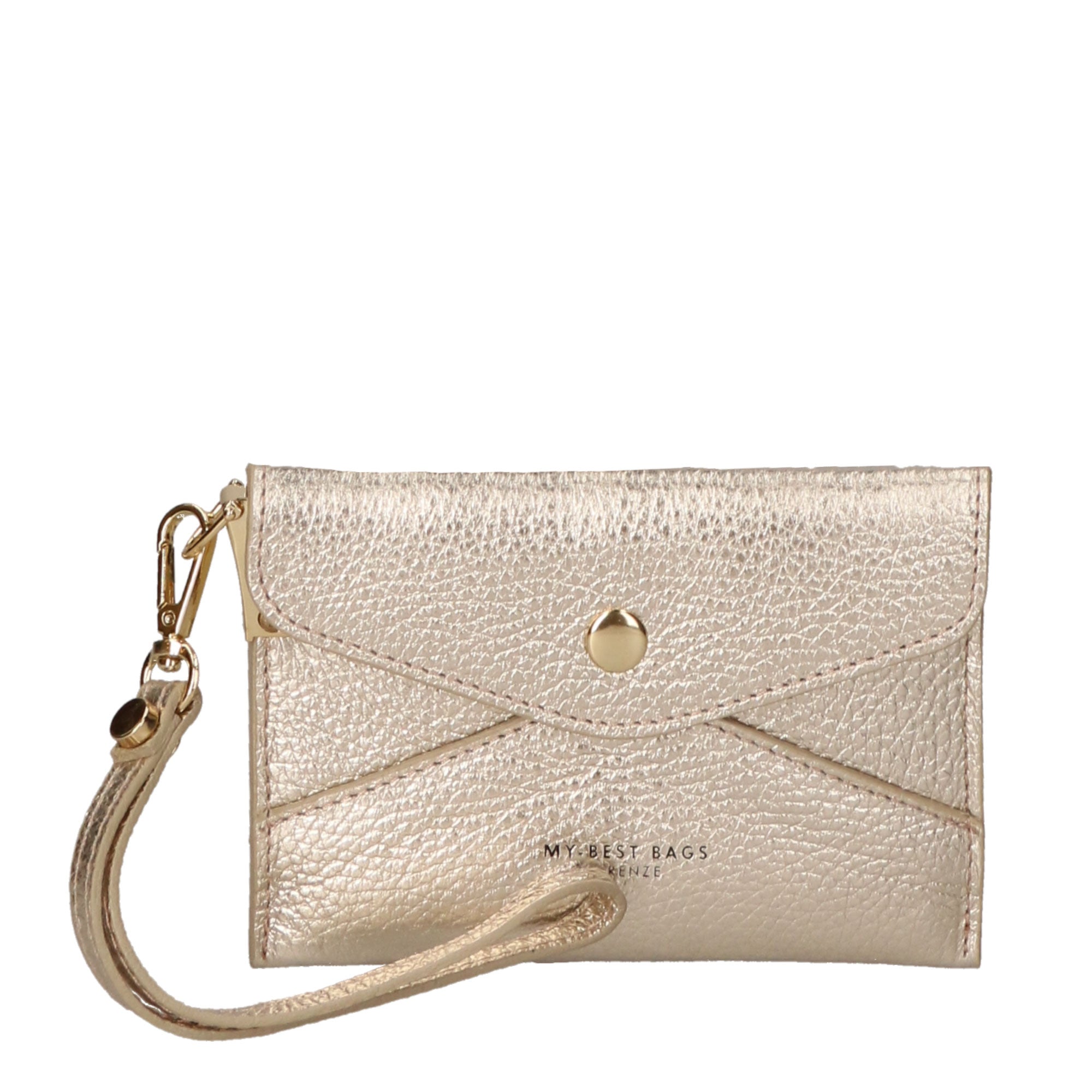 Portafoglio da donna in vera pelle Zip MYB-7049-SS-PLATINO My Best Bag