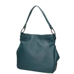 Bea Borsa a spalla da donna 100% pelle 05710-D33 PETROLIO Gave Lux