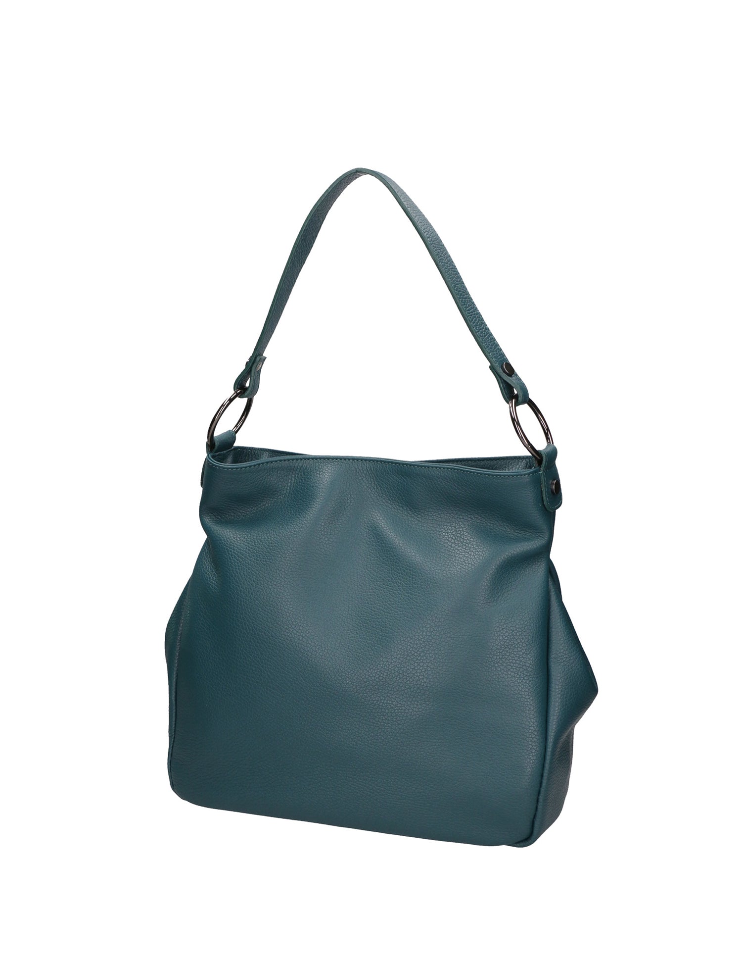 Bea Borsa a spalla da donna 100% pelle 05710-D33 PETROLIO Gave Lux