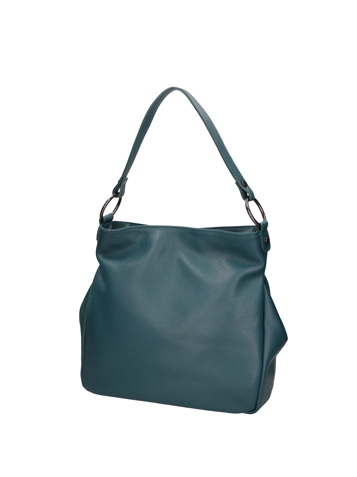 Bea Borsa a spalla da donna 100% pelle 05710-D33 PETROLIO Gave Lux