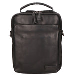 Borsa a mano unisex in vera pelle 100% Made in Italy SN5861647-BLACK Santini Firenze