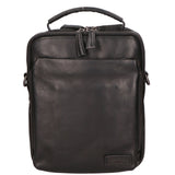 Borsa a mano unisex in vera pelle 100% Made in Italy SN5861647-BLACK Santini Firenze