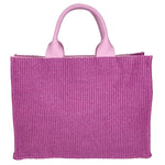 Borsa a mano da donna Misto pelle e tessuto MYB-05117-SS-436+S95 ORCHIDEA My Best Bag
