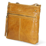 Carmen Borsa a tracolla da donna Vera pelle 10034-GIALLO Gave Lux