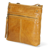 Carmen Borsa a tracolla da donna Vera pelle 10034-GIALLO Gave Lux