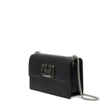 Borsa a mano da donna 100% Pvc FLAT SUPERMEE M-BLACK + SILVER Marc Ellis
