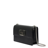 Borsa a mano da donna 100% Pvc FLAT SUPERMEE M-BLACK + SILVER Marc Ellis