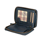Portafoglio da uomo in vera pelle RFID HILB-1406-BLU Hill Burry