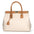 Aleria Borsa a mano da donna Vera pelle 8005-D37 LATTE D44 CUOIO Gave Lux