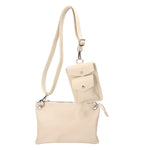 Ifigenia Borsa a tracolla da donna Vera pelle 05932-D37 LATTE MILK Gave Lux