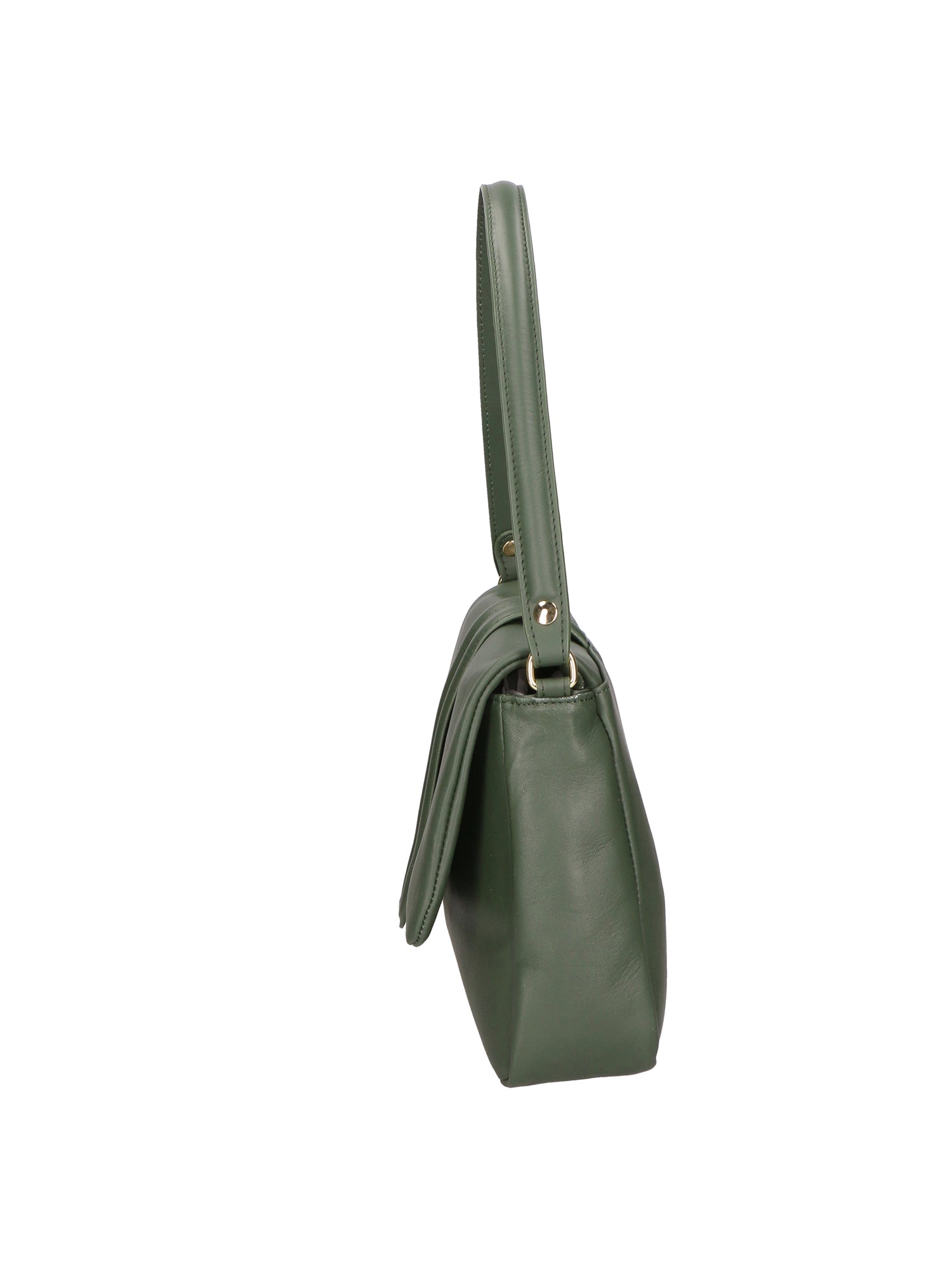 Jasmine Borsa a spalla da donna Vera pelle 06496-214 VERDE SCURO Gave Lux