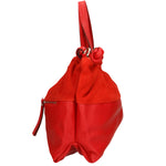 Firenze Borsa a mano da donna Vera pelle 01838-D08 ROSSO RED Gave Lux