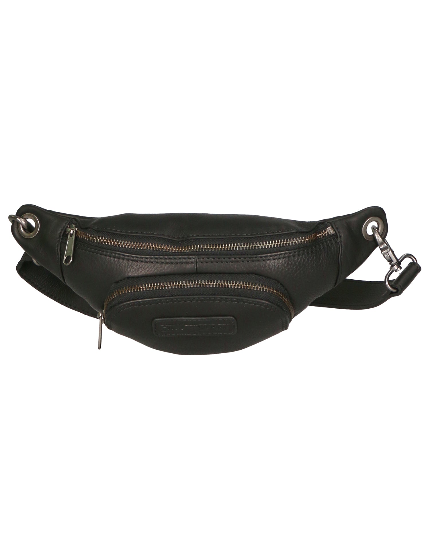 Marsupio da uomo in vera pelle Casual HILB-3314-NERO Hill Burry