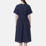 Vestito in Cotone Blu Scuro