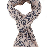 Cotone e Seta L1001-ROSA Foulard unisex Sahara Gave Lux