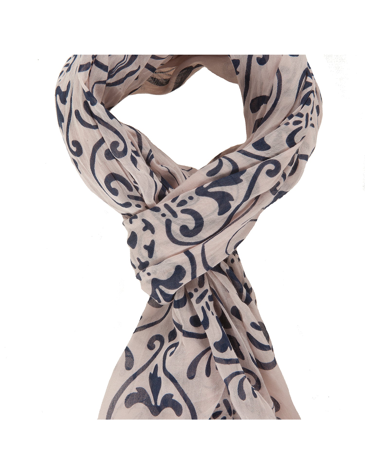 Cotone e Seta L1001-ROSA Foulard unisex Sahara Gave Lux