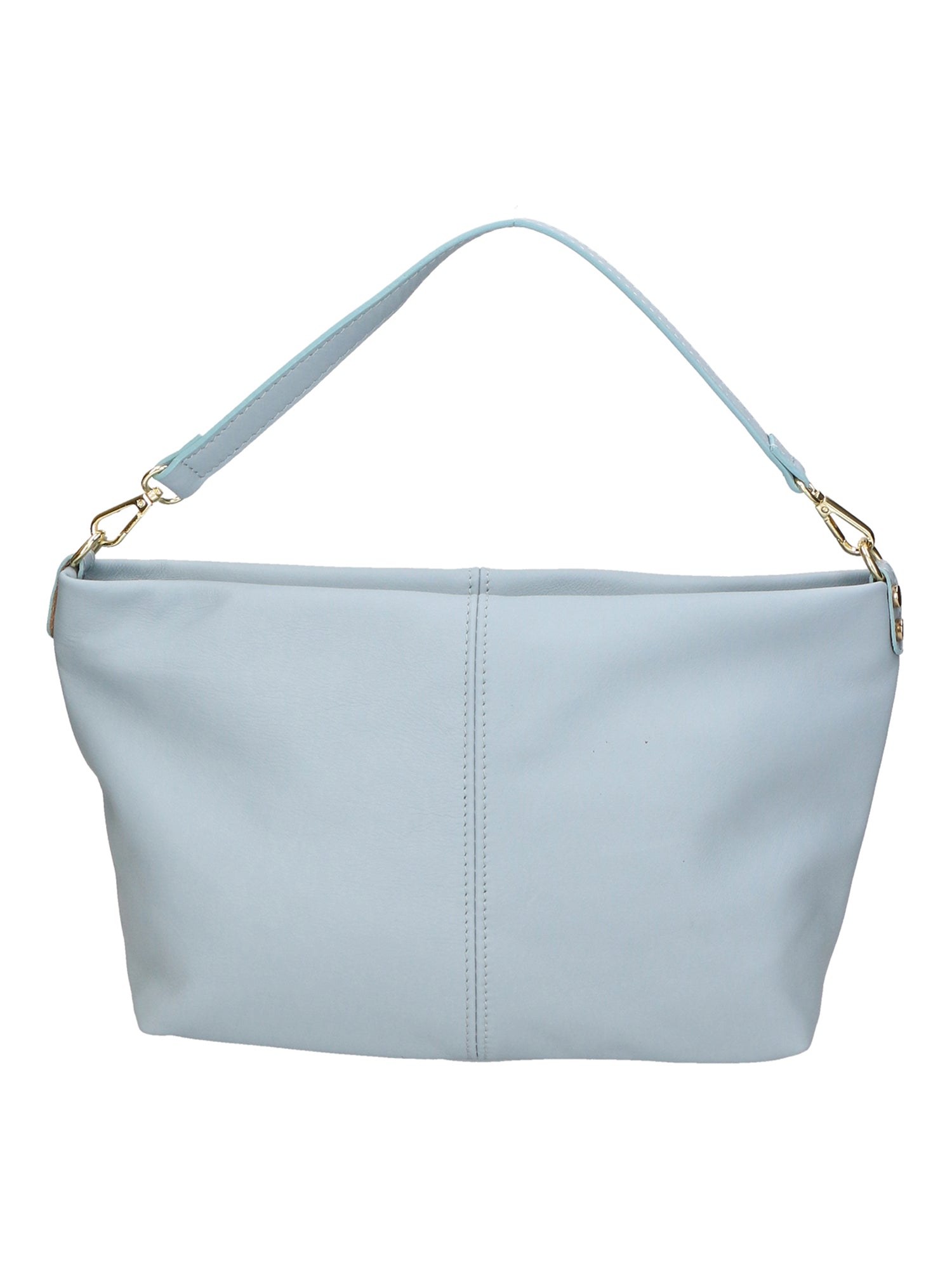 Ginevra Borsa a spalla da donna Vera pelle 05936-S92 CELESTE Gave Lux