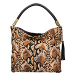Arya Borsa a spalla da donna Vera pelle 05474-PITONE CUOIIO 007 Gave Lux
