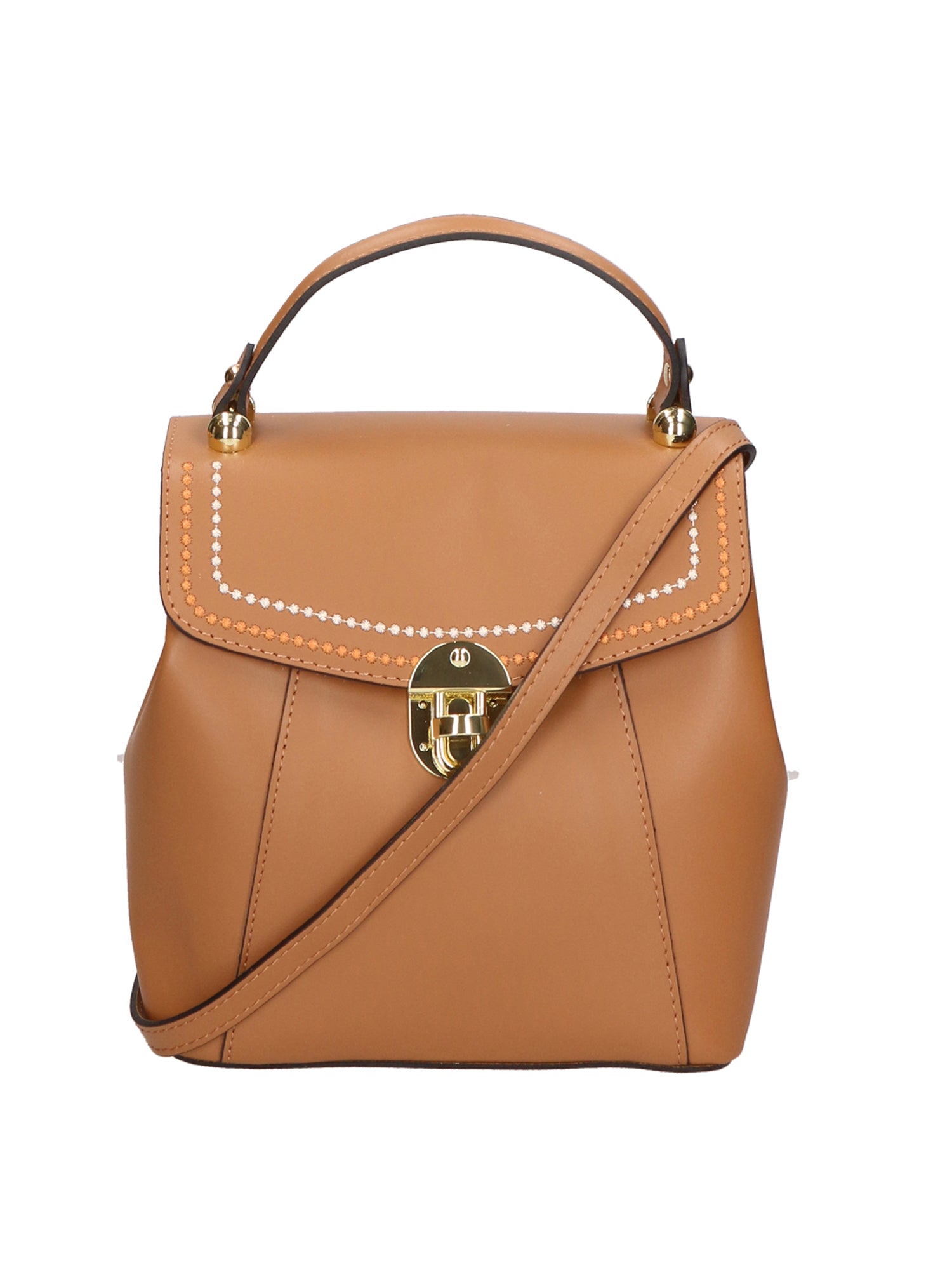 Giuditta Borsa a mano da donna 100% pelle 05937-L125 CUOIO Gave Lux