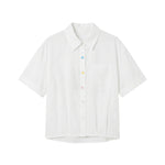 Blusa in 86 Lyocell 14 Poliestere Bianco
