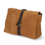 Benedetta Borsa a tracolla da donna Pelle Scamosciata 10011-MARRONE Gave Lux