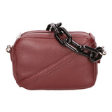 Barbara Borsa a spalla da donna Vera pelle 05706-D34 BORDO BORDEAUX Gave Lux