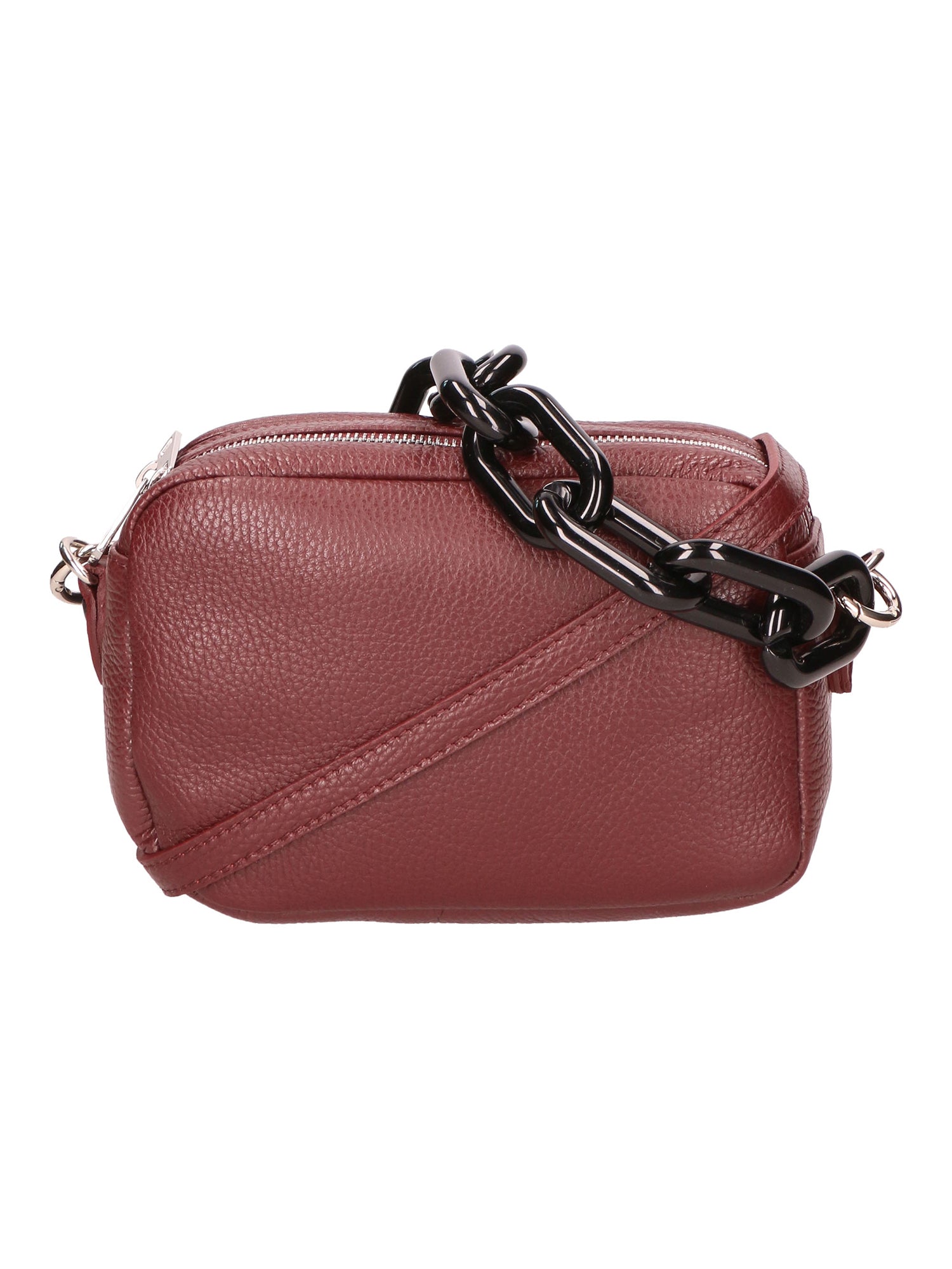 Barbara Borsa a spalla da donna Vera pelle 05706-D34 BORDO BORDEAUX Gave Lux