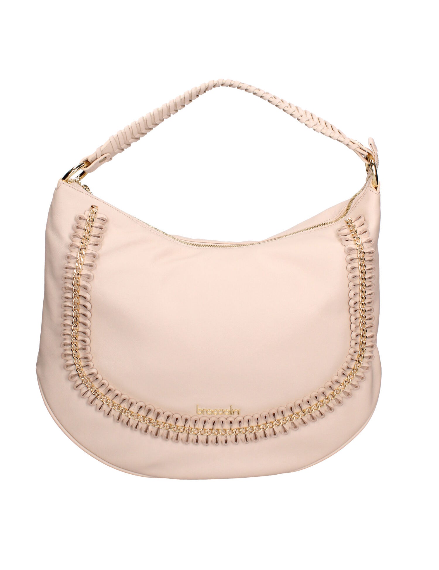 Elyna Borsa a spalla da donna 100% pelle B16921-BEIGE Braccialini