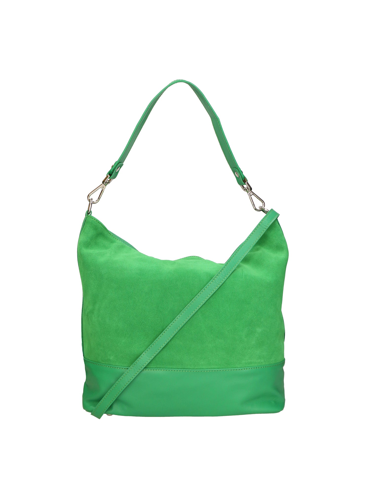 Graziana Borsa a spalla da donna Vera pelle 05960-35 VERDE 47 VERDE MENTA Gave Lux