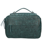 Vera Pelle 6542-PETROLIO Borsa a mano unisex Modello Avelon Gave Lux