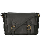 Beatriz Borsa a tracolla da donna Vera pelle 10006-NERO BLACK Gave Lux