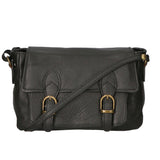 Beatriz Borsa a tracolla da donna Vera pelle 10006-NERO BLACK Gave Lux