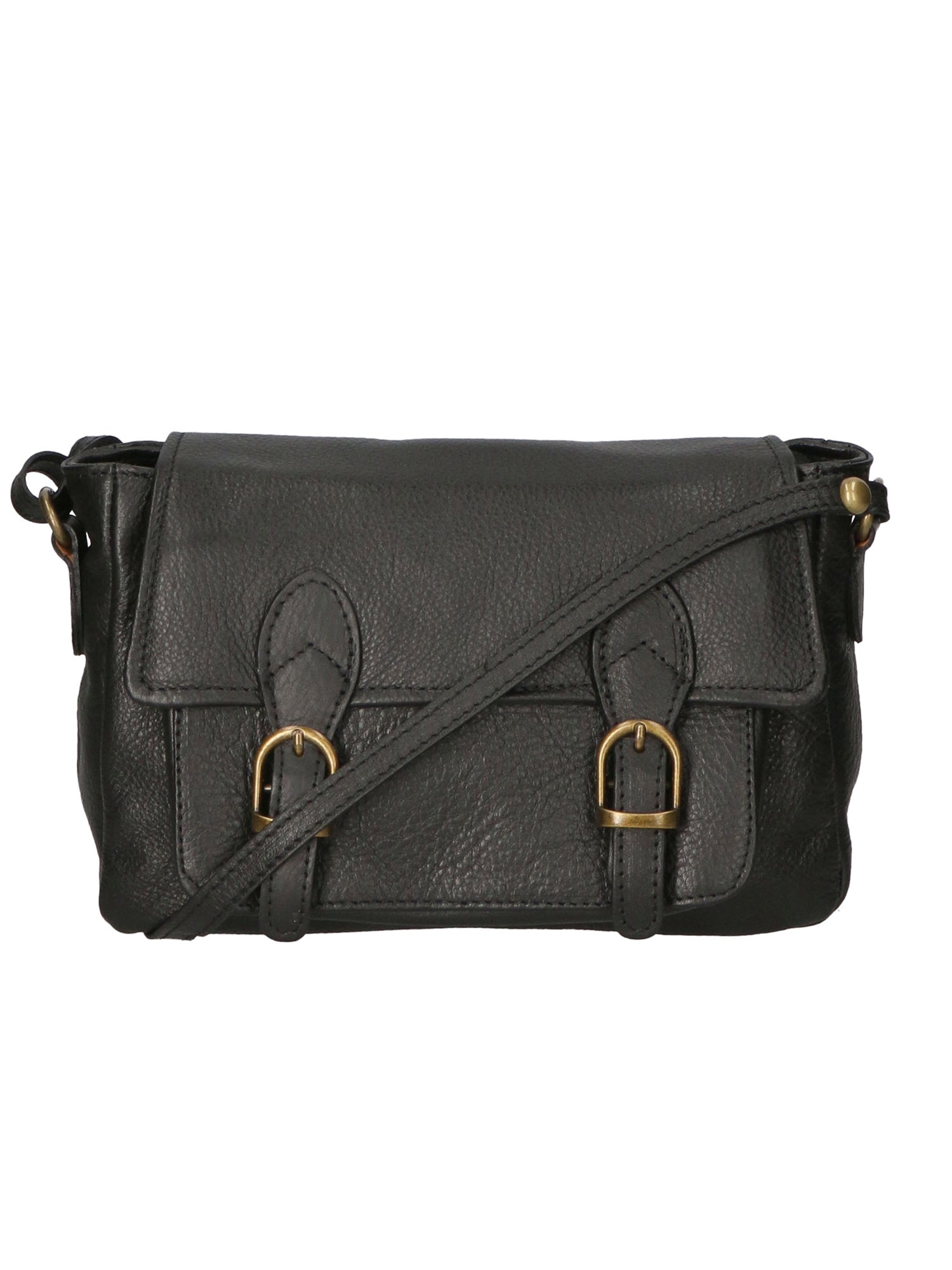 Beatriz Borsa a tracolla da donna Vera pelle 10006-NERO BLACK Gave Lux