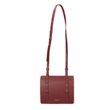 Borsa a tracolla da donna 100% pelle MYB-8003-FW-PL34 BORGOGNA My Best Bag