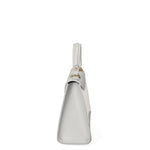 Auriga Chic Borsa a mano da donna Vera pelle 8924-BIANCO+GRIGIO Gave Lux