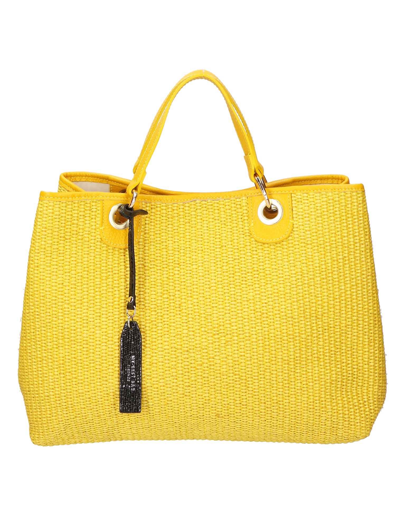 Borsa a mano da donna Paglia & Pelle MYB-05168-SS-312+D04 GIALLO My Best Bag