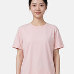 T-shirt in 84% Cotone 16% Elastan Rosa
