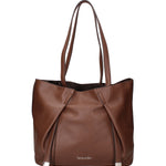 Iridea Borsa a spalla da donna 100% poliuretano B16261-MARRONE Braccialini