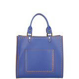 Borsa a mano da donna 100% vera pelle 07262-P 633 BLUETTE Roberta Rossi