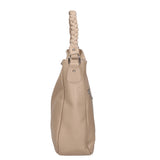 Gaia Borsa a spalla da donna Vera pelle 05897-C05 TAUPE Gave Lux