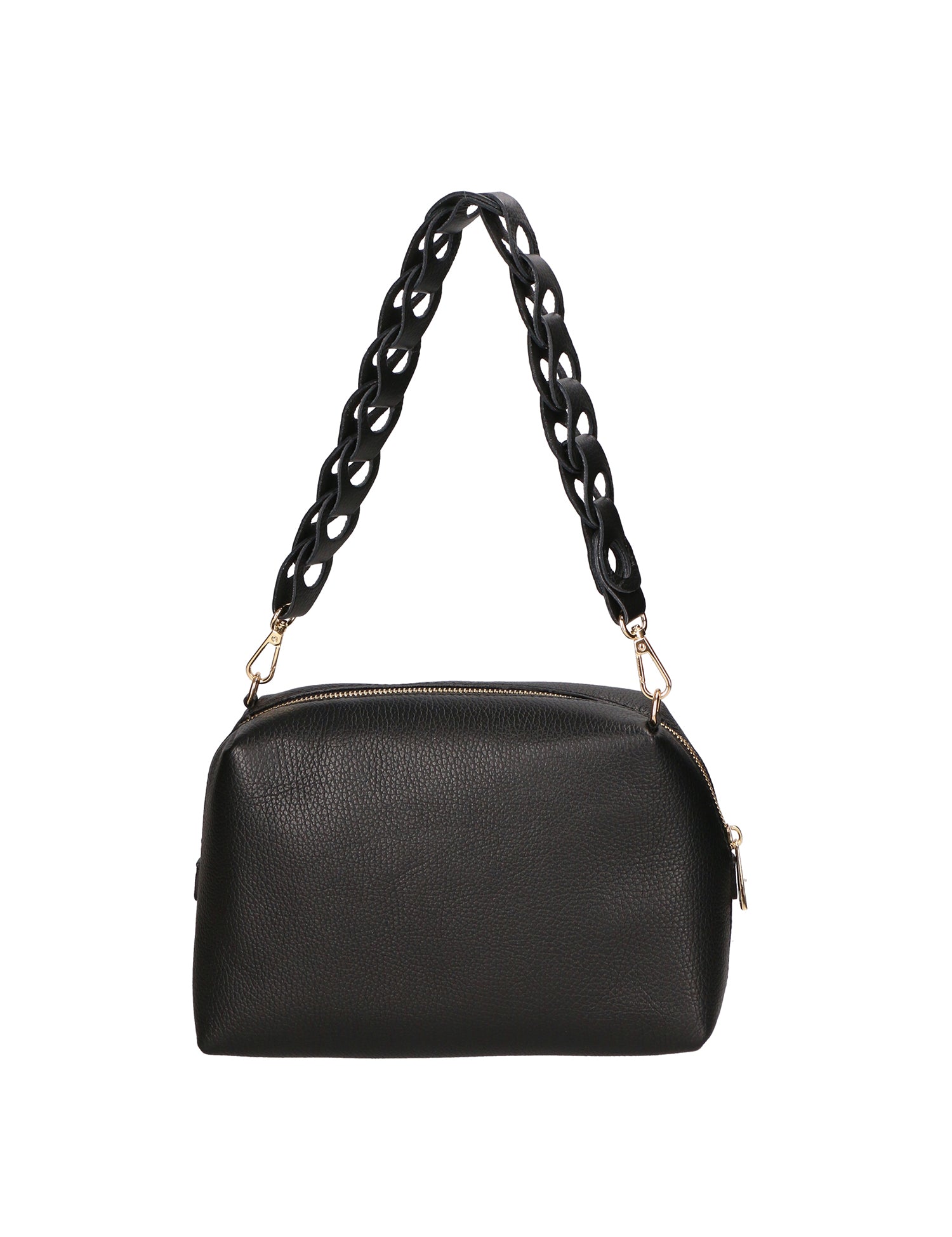 Livia Borsa a spalla da donna Vera pelle 06443-NERO Gave Lux