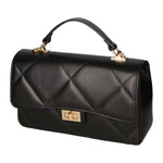 Vita Borsa a spalla da donna Vera pelle 06879-S28 NERO Gave Lux