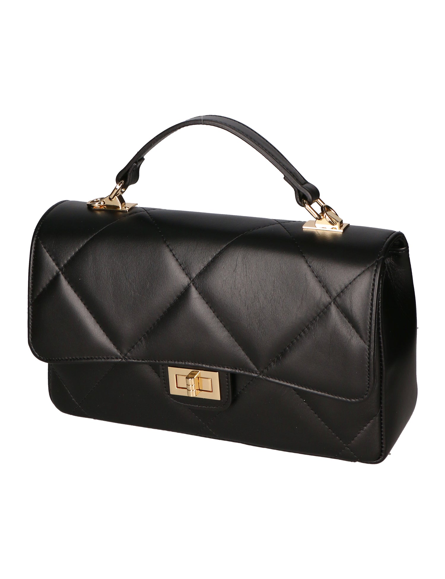 Vita Borsa a spalla da donna Vera pelle 06879-S28 NERO Gave Lux