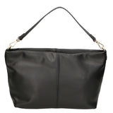 Ginevra Borsa a spalla da donna Vera pelle 05936-NERO BLACK Gave Lux