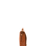 Borsa a mano unisex in vera pelle Made in Italy 4512-MIELE Alessia Firenze