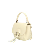 Ravenna Borsa a mano da donna Vera pelle 1524-BEIGE Gave Lux