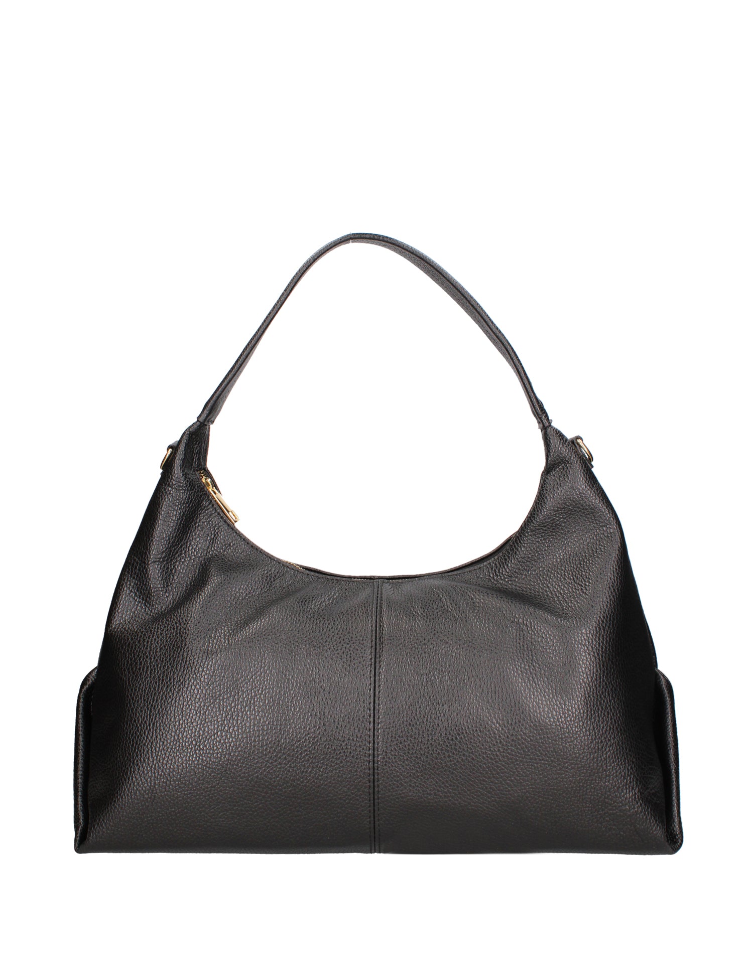 Borsa a spalla da donna Vera pelle 07233-D28 NERO Roberta Rossi