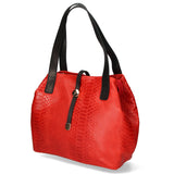 Clarissa Borsa a mano da donna Vera pelle 5276-023 ROSSO Gave Lux
