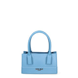 Borsa a mano da donna 100% Pvc FLAT-ENJOY-SUGAR BLUE - BRUSH CDF Marc Ellis